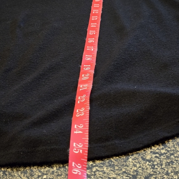 My Danielle Elegant Black Top with Pearl Accents Tie Sleeves Women size L - Picture 13 of 13